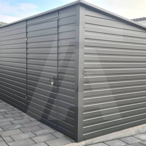 Domek ogrodowy spad do tyłu 3.5 x 2 Grafit Mat 7016