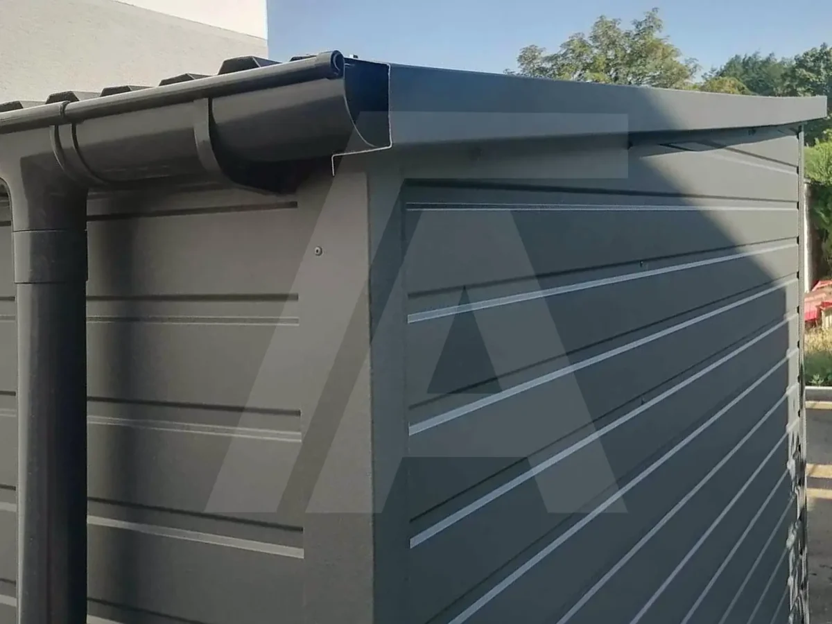Domek ogrodowy spad do tyłu 3.5 x 2 Grafit Mat 7016